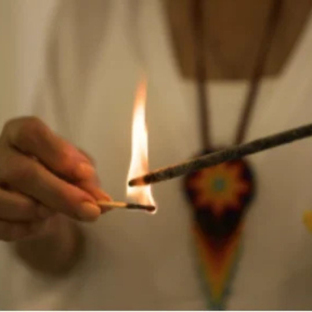 Fascio di incenso copale maya (arrotolato a mano)