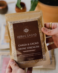 Chaga mushroom cacao blend
