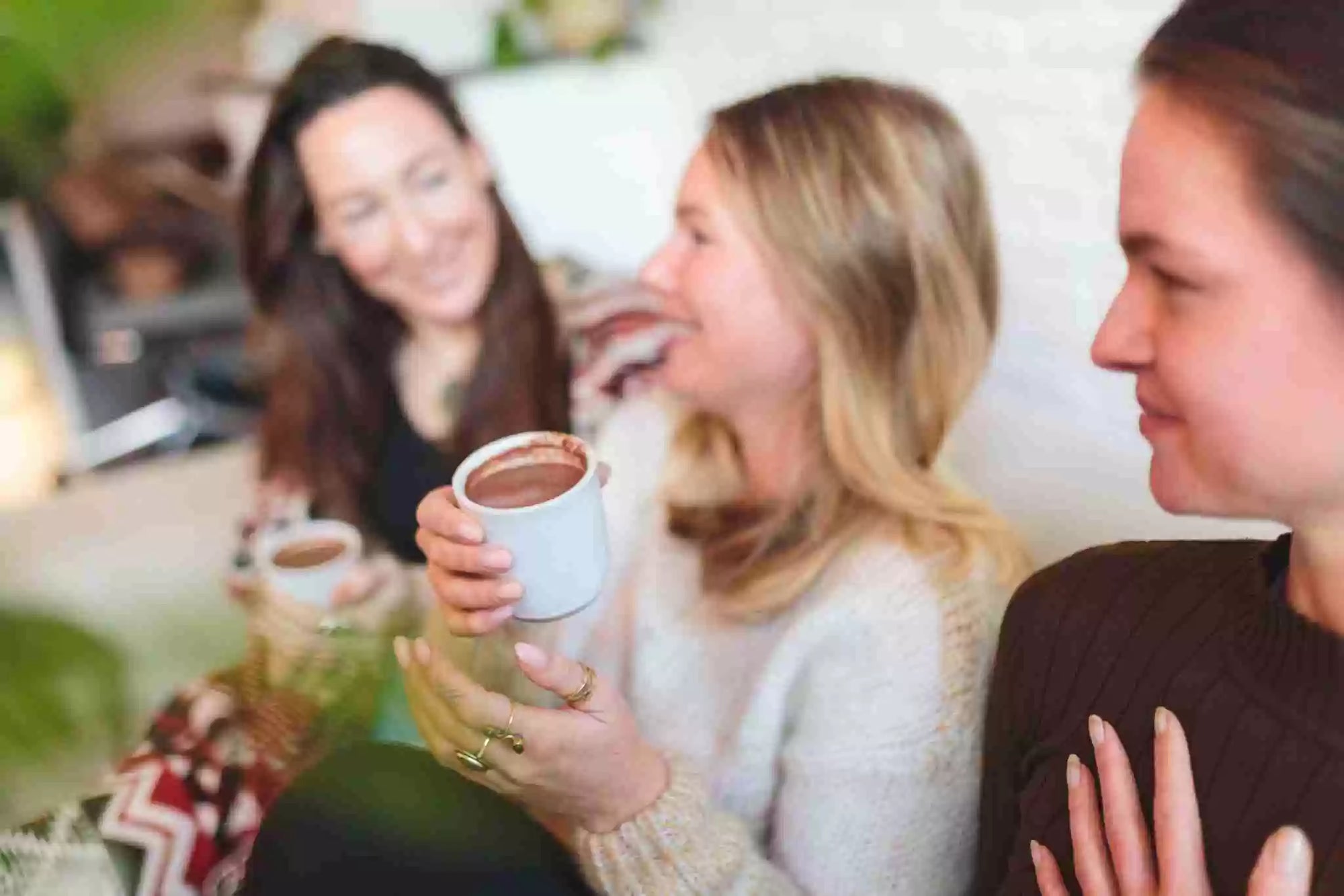 Community benefits of ceremonial cacao graphic with icons
