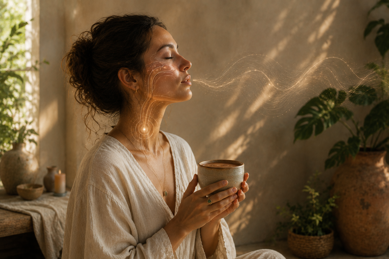 The 5-Minute Cacao and Humming Ritual That Supports Nitric Oxide, Blood Flow, and Deep Relaxation