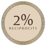 2% reciprocity logo from Herbal Cacao
