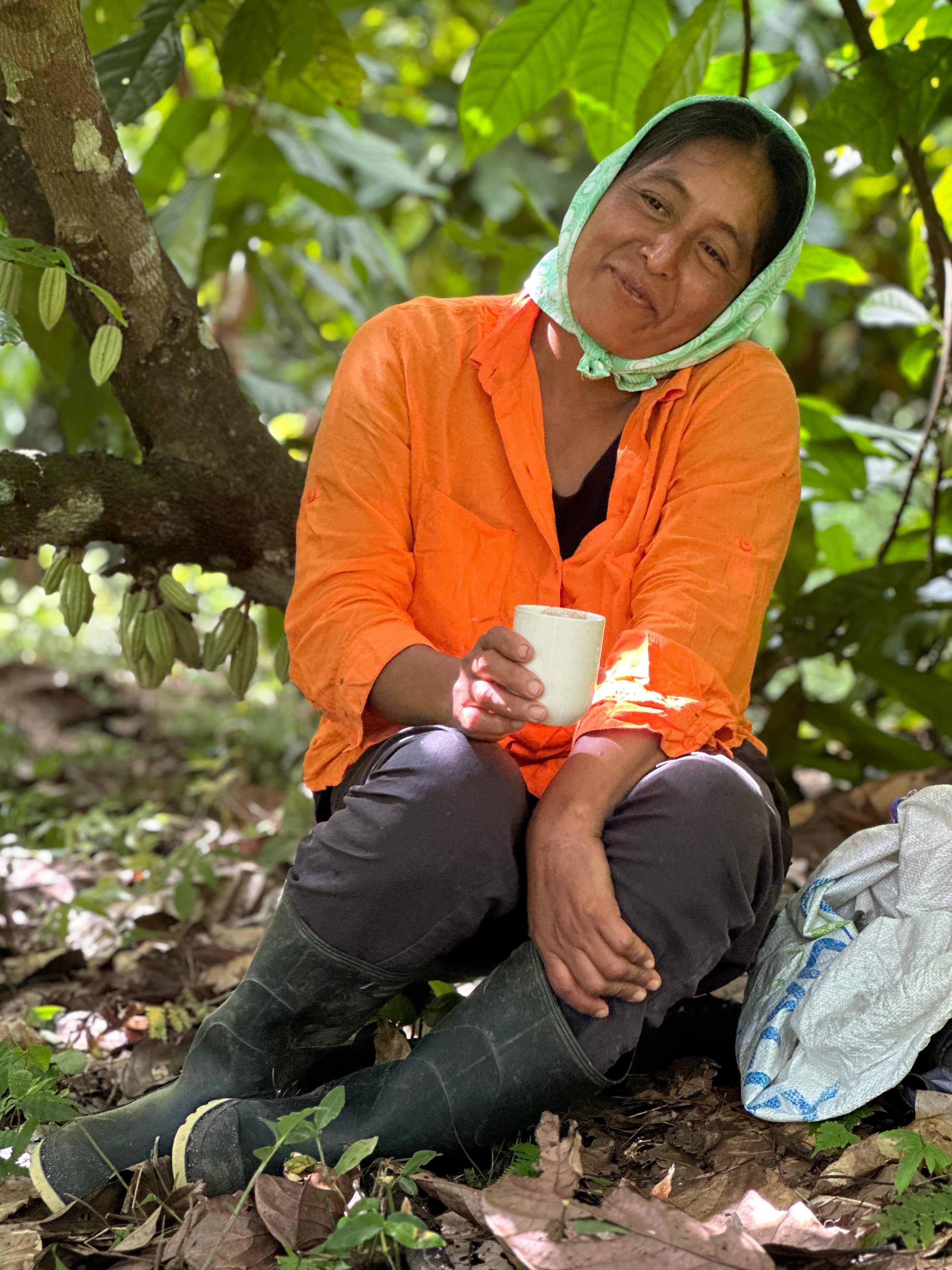 Cacao farmer women belize