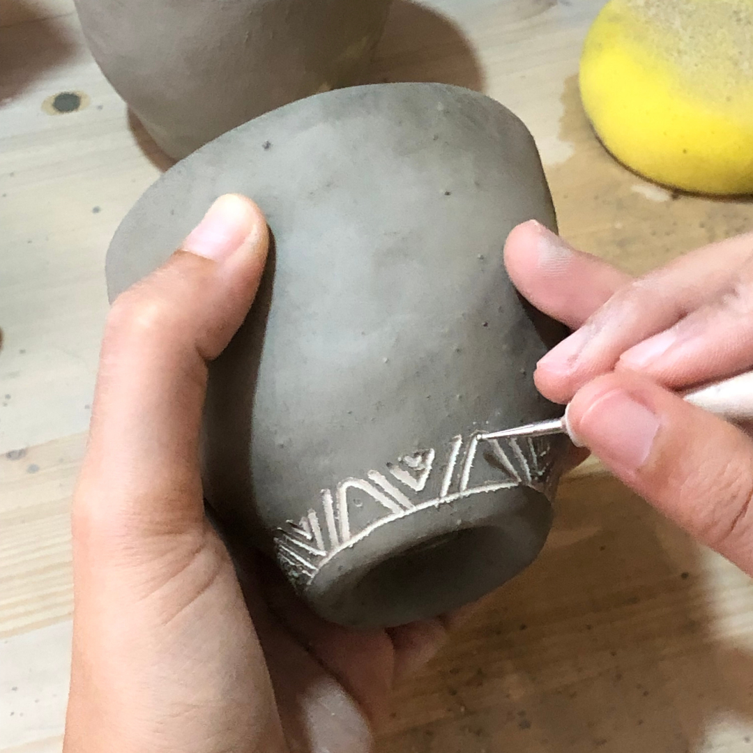 Copa Ceremonial Maya (Hecha a Mano)