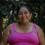 maya cacao farmer women in pink
