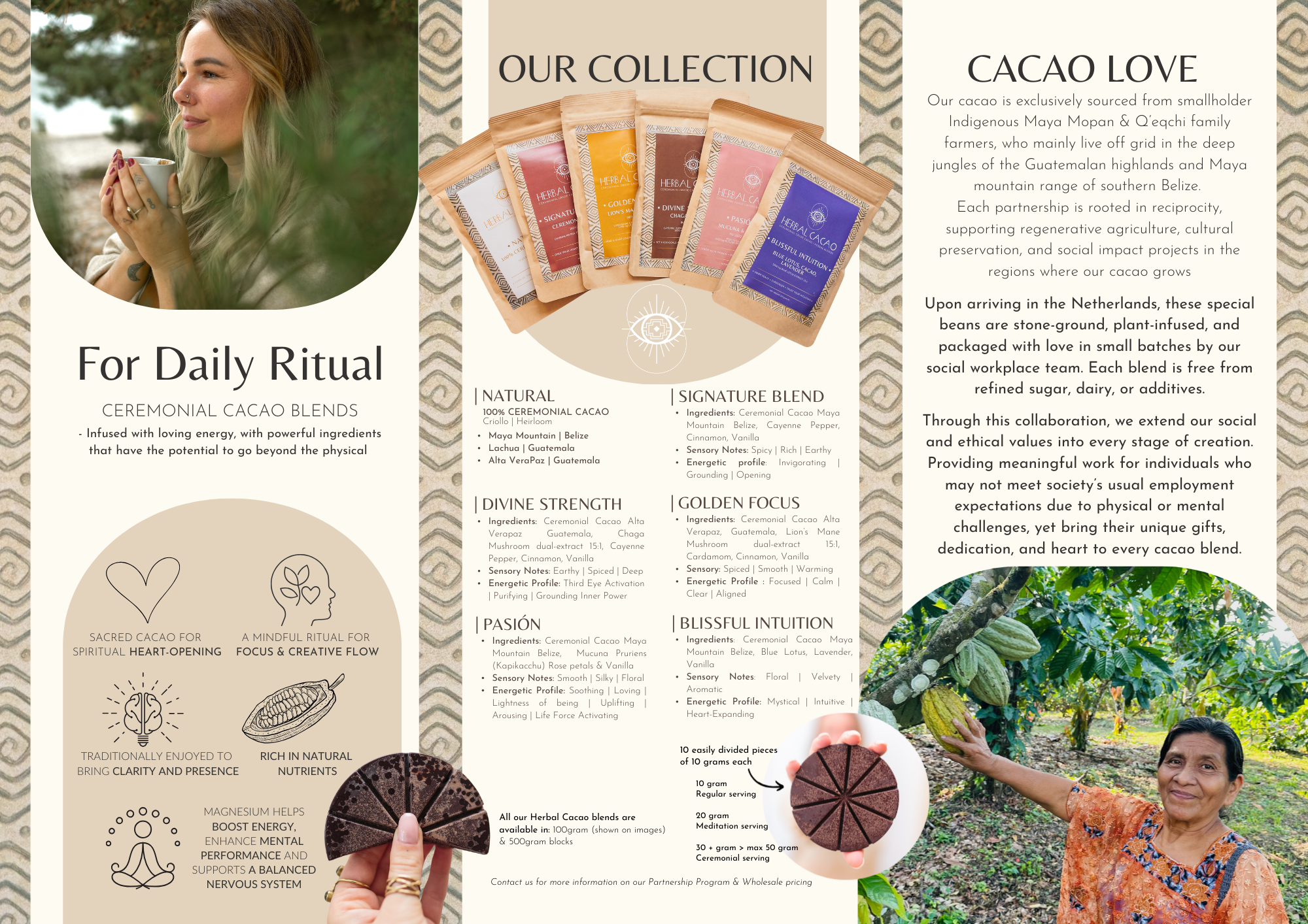 Herbal Cacao Brochure (50x)
