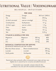 Nutritional Values Herbal Cacao Blissful Intuition