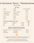 Nutritional Value Herbal Cacao Pasion