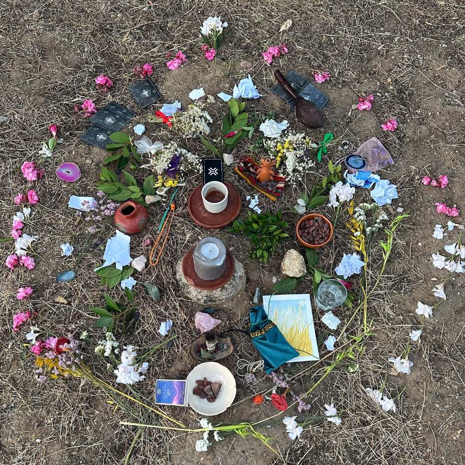 Sacred Cacao Circle Altar