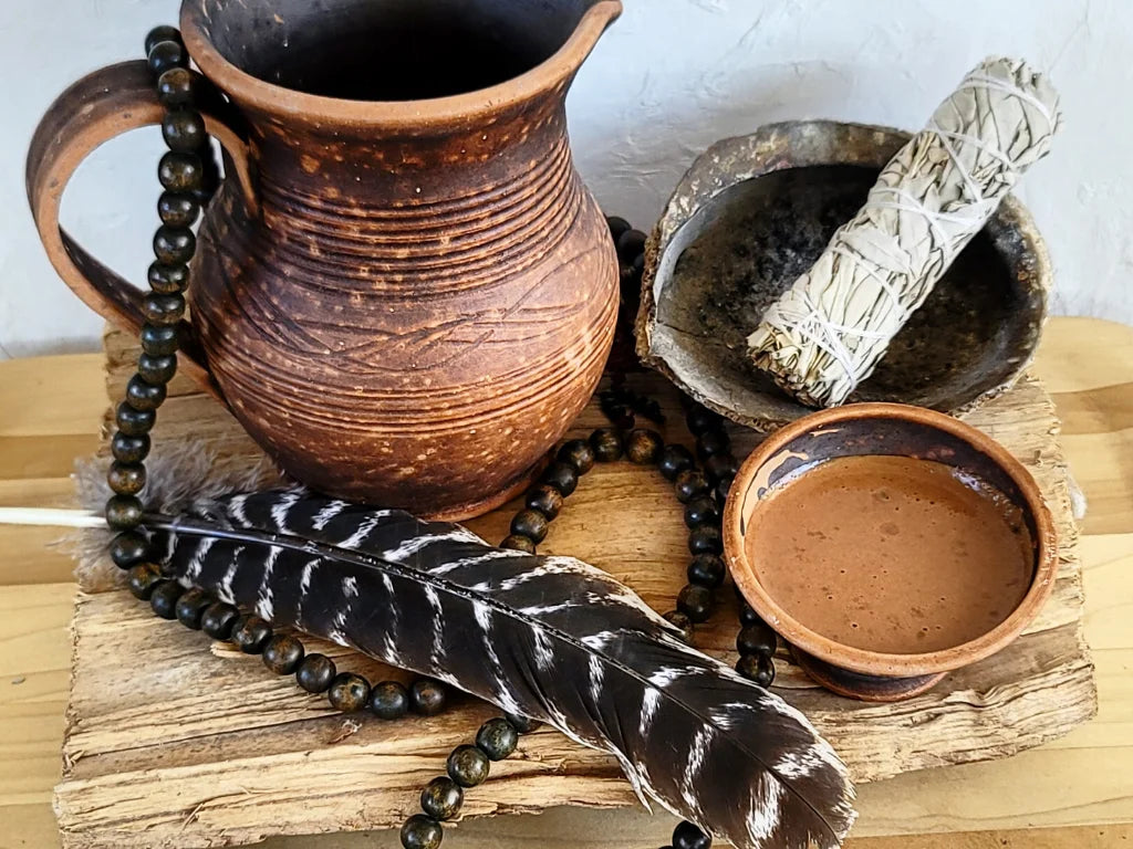 A Cacao Ceremony is a sacred ritual where participants come together to consume Ceremonial Grade Cacao, opening their hearts to its wisdom. Originating from the Maya culture, these ceremonies strengthen community bonds and spiritual practices. The high-quality cacao used is sourced from smallholder farmers who honour Mother Nature, offering a heart-opening experience that promotes joy, love, connection, and relaxation.