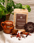 Chaga Cacao with chillis