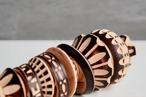 This Molinillo is handmade by indigenous tribes from southern Mexico