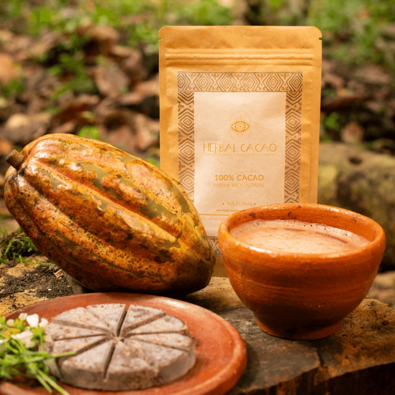 Natuurlijke ceremoniële cacao Belize