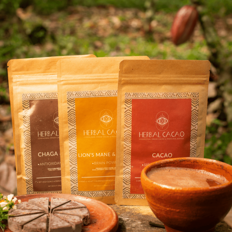 3 Herbal Cacao mengsels