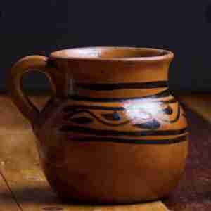 Mexican ceremonial cacao cup