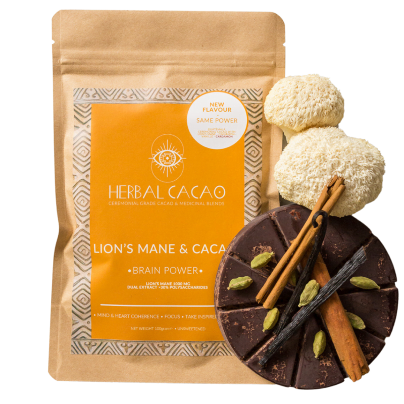 LionsMane new flavour (ceremonial cacao)