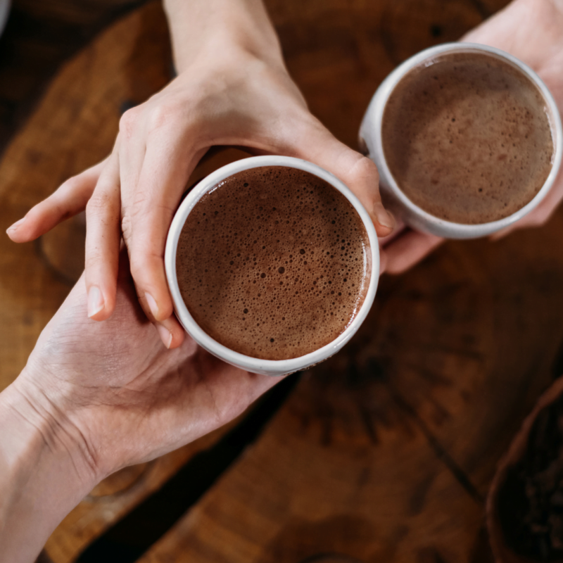 Sharing cacao together